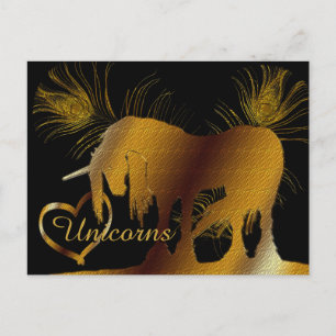 The Golden Unicorn Postcard