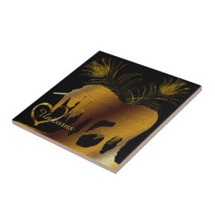 The Golden Unicorn Tile