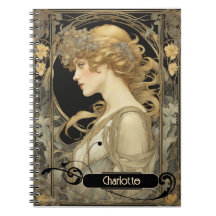 The Golden Woman Personalized Notebook