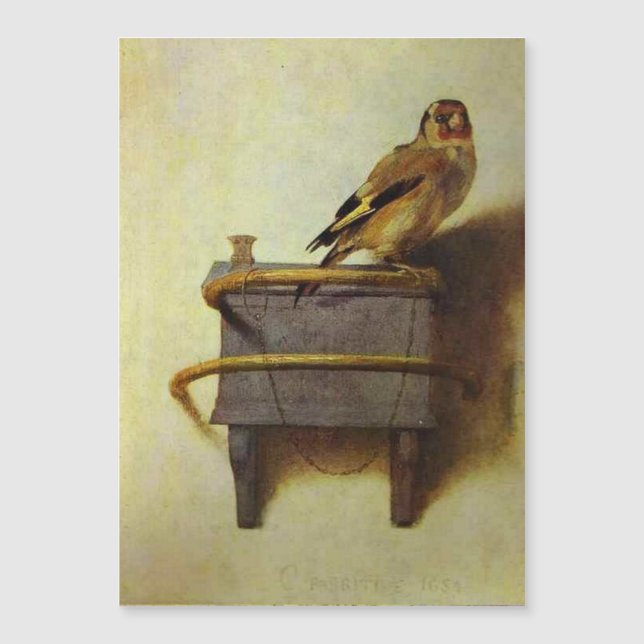 The Goldfinch by Carel Fabritius (Front)