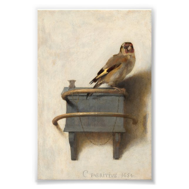 The Goldfinch by Carel Fabritius Photo Print (Front)