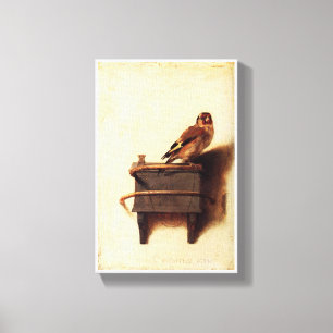 The Goldfinch Carel Fabritius reproduction Canvas Print