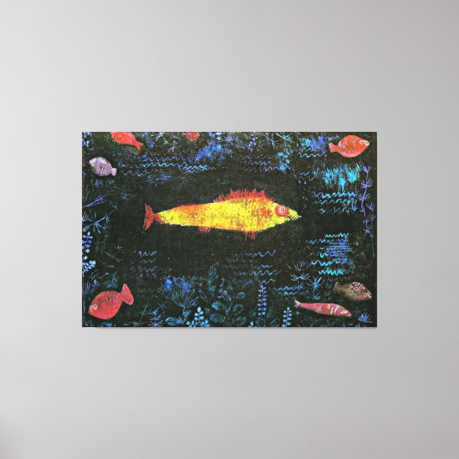 The Goldfish by Paul Klee Canvas Print (Front)