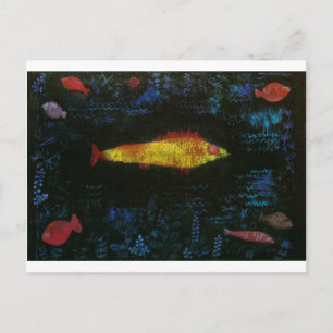 The Goldfish by Paul Klee Postcard