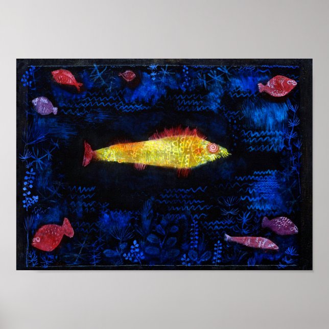 The Goldfish, Paul Klee Poster (Front)