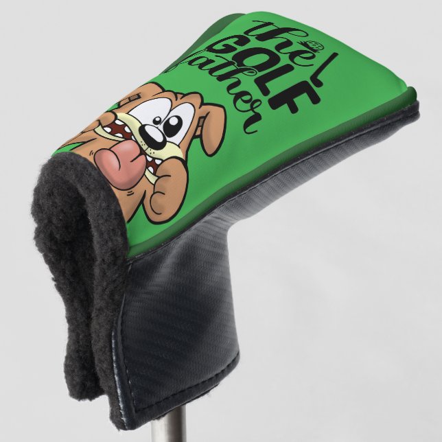 The Golf Father: Bold & Playful Design Head Cover (3/4 Front)