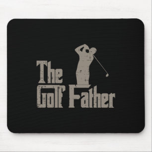 The Golf Father Funny Fathers Day Parody Golfer Da Mouse Pad