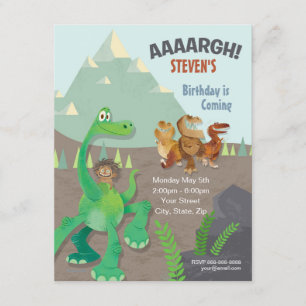 The Good Dinosaur Birthday Invitation