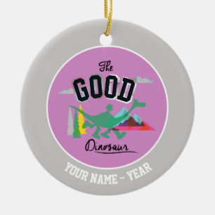 The Good Dinosaur Spot And Arlo Ceramic Ornament