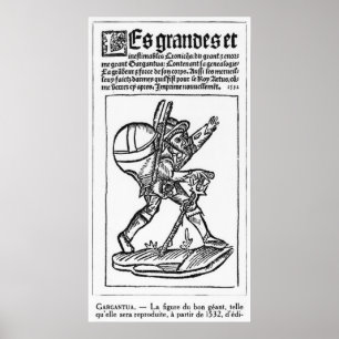 The Good Giant, from 'Gargantua' by Francois Poster