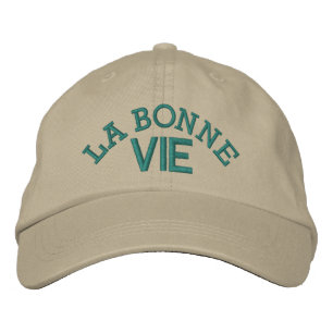 The Good Life .... : ) by SRF Embroidered Hat