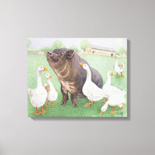 The good life canvas print
