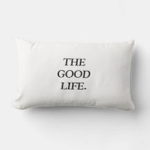 the good life lumbar pillow