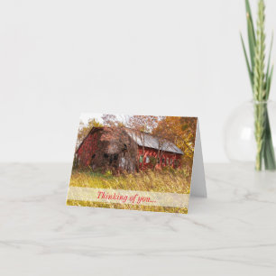 The Good Old Farming Days Thinking Of You Card