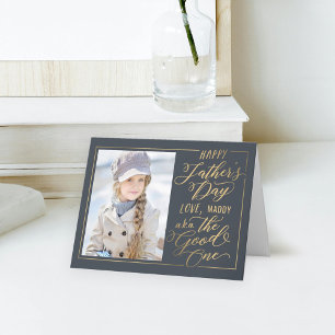 The Good One Editable Colour Father's Day Card