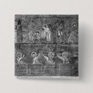 The Good Samaritan 2 Inch Square Button
