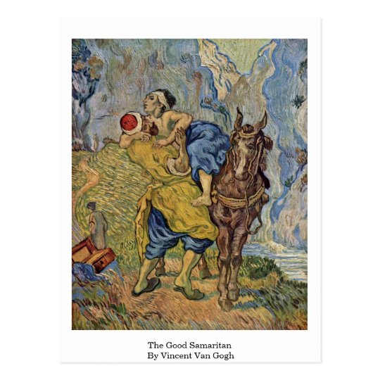 The Good Samaritan By Vincent Van Gogh Postcard
