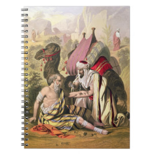The Good Samaritan, from a bible printed by Edward Notebook
