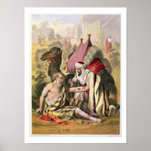 The Good Samaritan, from a bible printed by Edward Poster