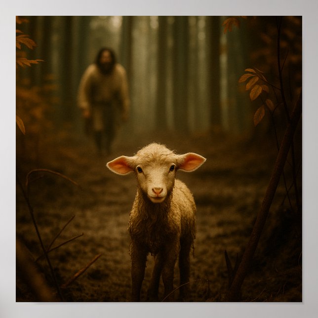 The Good Shepherd and the Lost Lamb Poster (Front)