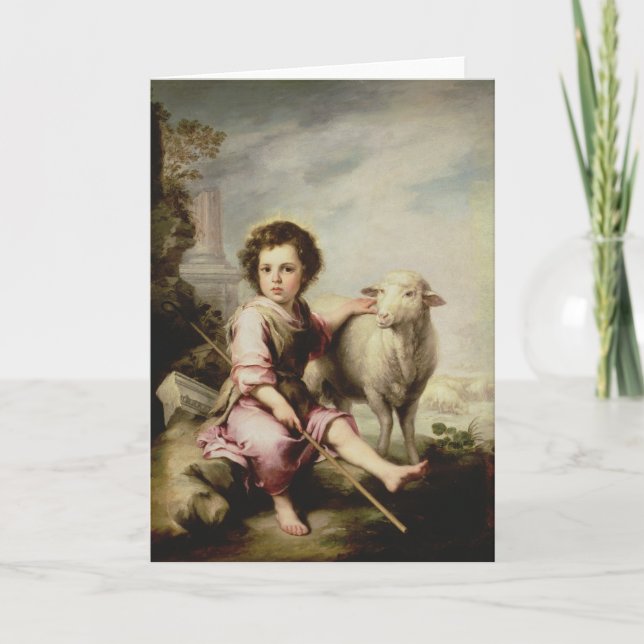 The Good Shepherd, c.1650 Card (Front)