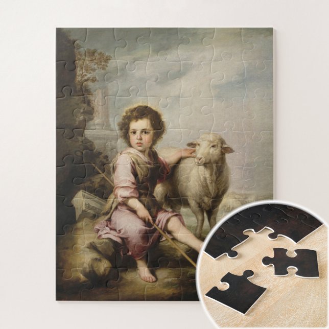 The Good Shepherd, Esteban Murillo Jigsaw Puzzle (Creator Uploaded)