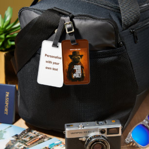 The Good the Bad & the Pugly Movie Parody Luggage Tag