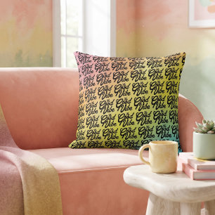 The Good Vibe Throw Pillow