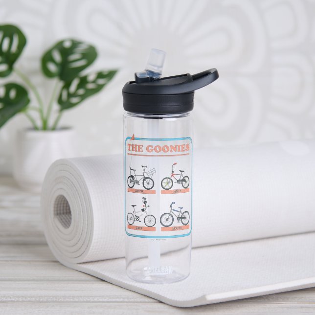 The Goonies Bicycle Chart Water Bottle (Yoga)