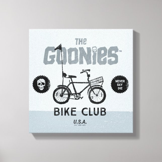 The Goonies Bike Club U.S.A. Canvas Print (Front)