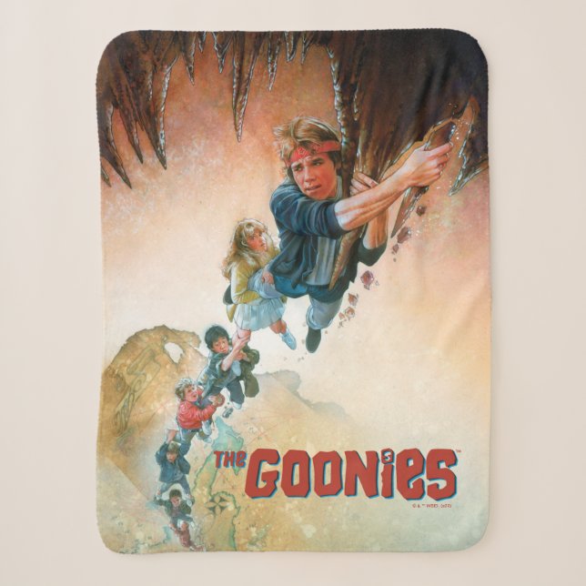 The Goonies Cave Theatrical Art Sherpa Blanket (Front)