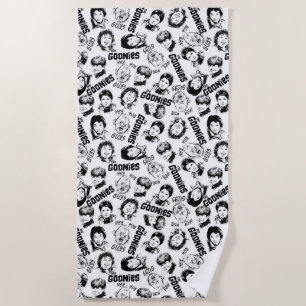 The Goonies Characters Pattern Beach Towel