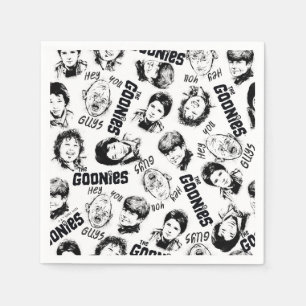 The Goonies Characters Pattern Napkin
