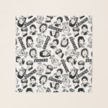 The Goonies Characters Pattern Scarf<br><div class="desc">The Goonies | Check out this fun outline pattern featuring Mikey, Data, Mouth, Chunk, and Sloth!</div>