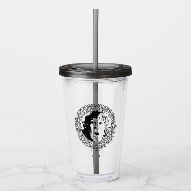 The Goonies Chunk Confession Graphic Acrylic Tumbler (Front)