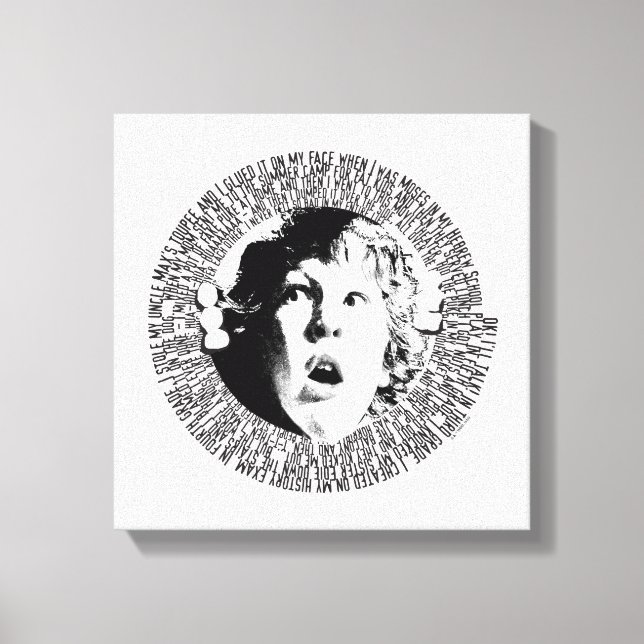 The Goonies Chunk Confession Graphic Canvas Print (Front)