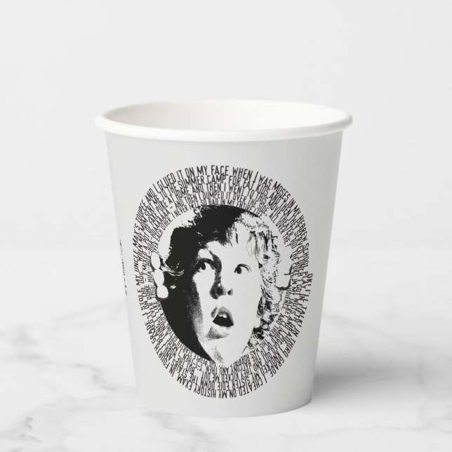 The Goonies Chunk Confession Graphic Paper Cups (Front)