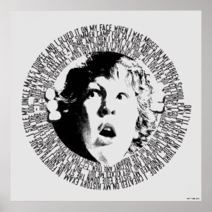 The Goonies Chunk Confession Graphic Poster