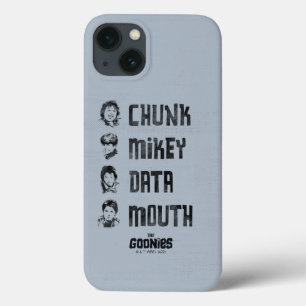 The Goonies   Chunk, Mikey, Data, Mouth iPhone 13 Case