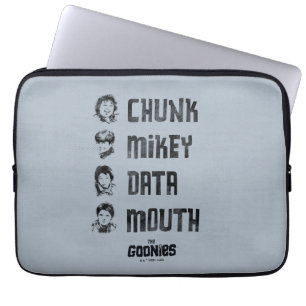 The Goonies Chunk, Mikey, Data, Mouth Laptop Sleeve