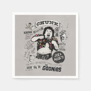 The Goonies Chunk Retro Collage Napkin
