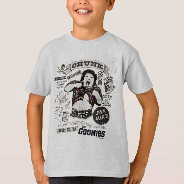 The Goonies Chunk Retro Collage T-Shirt (Front)
