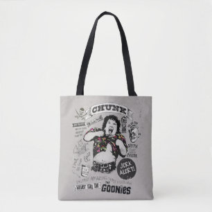 The Goonies Chunk Retro Collage Tote Bag