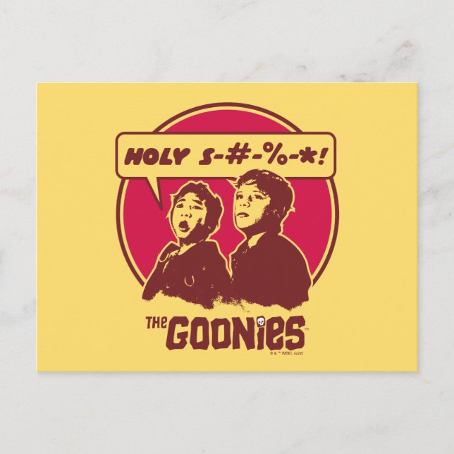The Goonies Data Expletive Postcard (Front)