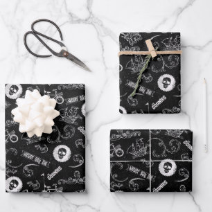 The Goonies Icons Pattern Wrapping Paper Sheet