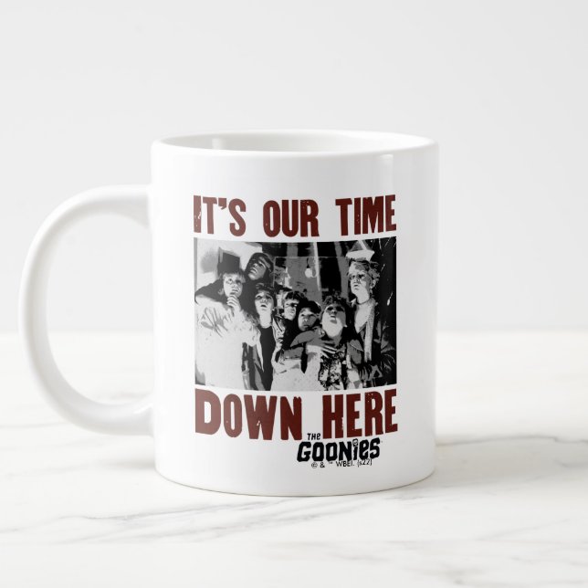 The Goonies "It's Our Time Down Here" Large Coffee Mug (Left)