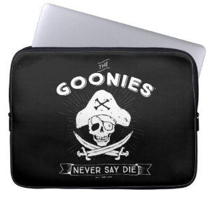 The Goonies "Never Say Die" Pirate Badge Laptop Sleeve