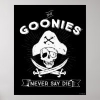 The Goonies "Never Say Die" Pirate Badge