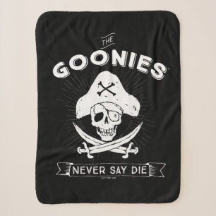 The Goonies "Never Say Die" Pirate Badge Sherpa Blanket