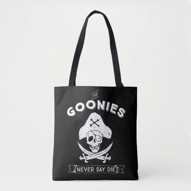 The Goonies "Never Say Die" Pirate Badge Tote Bag (Front)